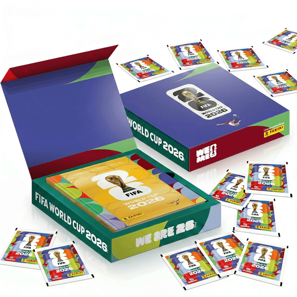 Álbum Caixa Personalizada Ouro oficial Panini FIFA World Cup 2026