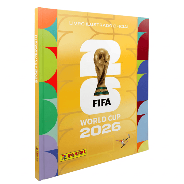Álbum Álbum Capa Dura Ouro oficial Panini FIFA World Cup 2026