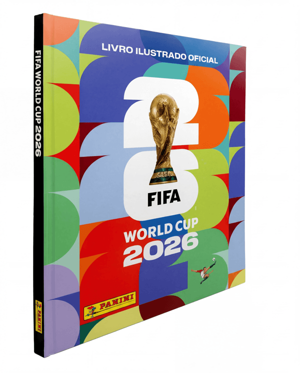 Álbum Álbum Capa Dura Colorida oficial Panini FIFA World Cup 2026